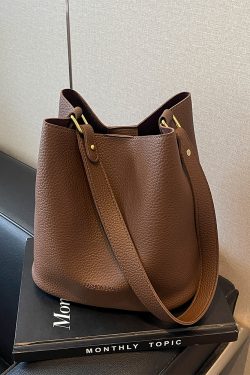 2025 Summer Fashion Women's Retro Bucket Bag - Stylish Crossbody Shoulder Bag for High-End Look