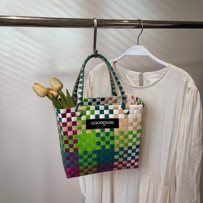 2025 Summer Fashion Woven Handheld Bag for Women - Stylish Bamboo Vegetable Basket for Beach Vacation 2025 Summer Fashion Woven Handheld Bag for Women - Stylish Bamboo Vegetable Basket for Beach Vacation