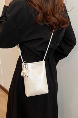 2025 Summer High-End Compact Lightweight Mini Crossbody Bag for Women - Stylish Silver Phone Bag for Walking