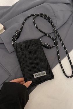 2025 Summer High-End Lightweight Color-Blocking Mini Crossbody Bag for Women - Stylish Zipper Phone Bag