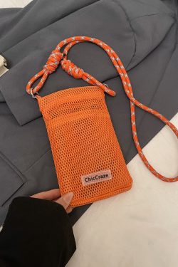 2025 Summer High-End Lightweight Color-Blocking Mini Crossbody Bag for Women - Stylish Zipper Phone Bag