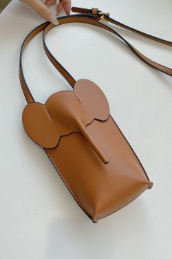 2025 Summer High-End Mini Crossbody Bag for Women - Cute Elephant Design for Coins and Mobile Phone