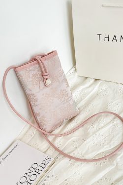 2025 Summer Mini Bag for Women - Chinese National Style Lightweight Crossbody Mobile Phone Bag