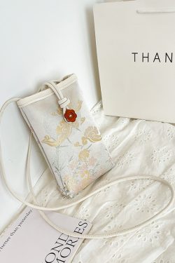 2025 Summer Mini Bag for Women - Chinese National Style Lightweight Crossbody Mobile Phone Bag