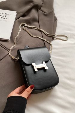 2025 Summer Mini Handbag for Women - High-End Korean Style Versatile Chain Crossbody Bag for Mobile Phones