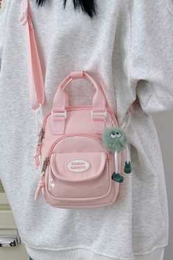 2025 Summer Nylon Tote Bag for Women - Lightweight Color-Blocking Crossbody Phone Bag in Trendy Dopamine Colors