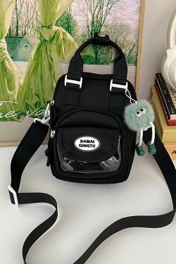 2025 Summer Nylon Tote Bag for Women - Lightweight Color-Blocking Crossbody Phone Bag in Trendy Dopamine Colors