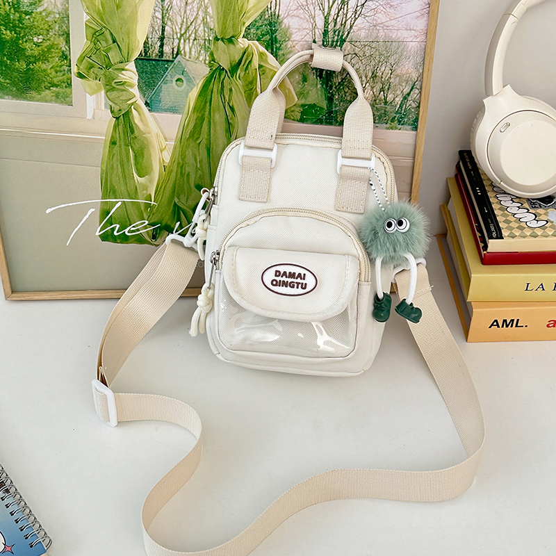 2025 Summer Nylon Tote Bag for Women - Lightweight Color-Blocking Crossbody Phone Bag in Trendy Dopamine Colors 2025 Summer Nylon Tote Bag for Women - Lightweight Color-Blocking Crossbody Phone Bag in Trendy Dopamine Colors