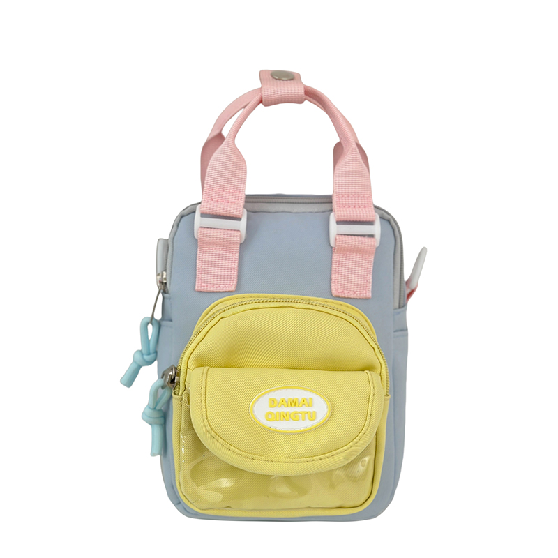 2025 Summer Nylon Tote Bag for Women - Lightweight Color-Blocking Crossbody Phone Bag in Trendy Dopamine Colors 2025 Summer Nylon Tote Bag for Women - Lightweight Color-Blocking Crossbody Phone Bag in Trendy Dopamine Colors