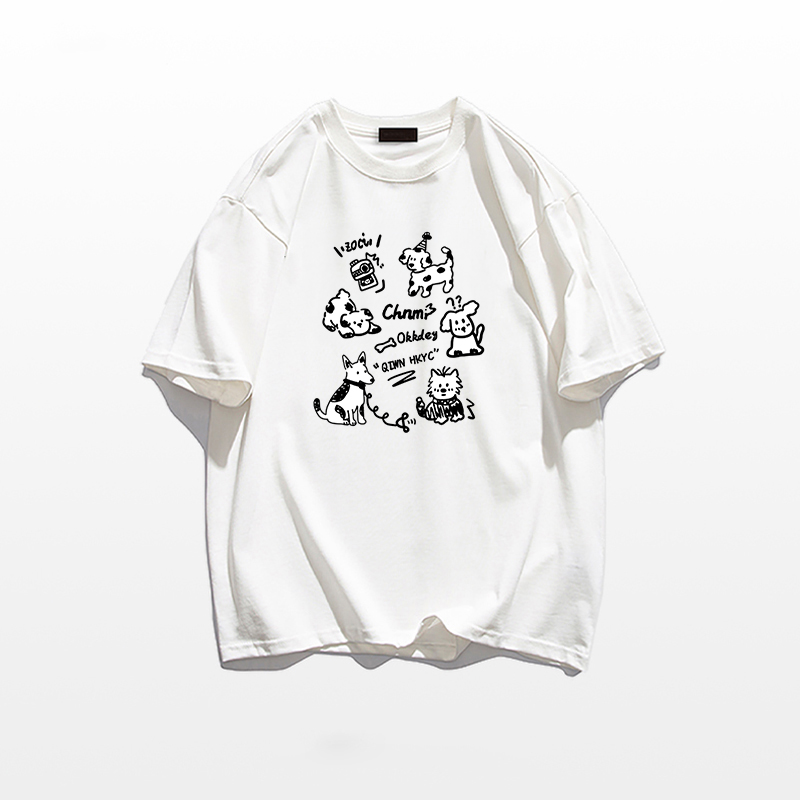 2025 Summer Plus Size Pure Cotton Loose Short Sleeve T-Shirt for Women - Casual American Style Top 2025 Summer Plus Size Pure Cotton Loose Short Sleeve T-Shirt for Women - Casual American Style Top