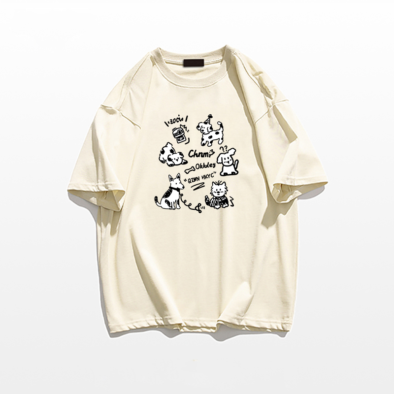 2025 Summer Plus Size Pure Cotton Loose Short Sleeve T-Shirt for Women - Casual American Style Top 2025 Summer Plus Size Pure Cotton Loose Short Sleeve T-Shirt for Women - Casual American Style Top