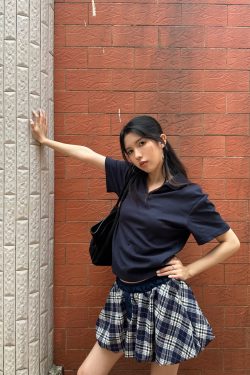 2025 Summer V-Neck Polo Shirt for Women - Solid Color, Simple Loose Slim Fit, Short Sleeve, Casual Chic Style