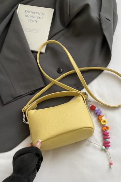 2025 Summer White Crossbody Bag - Stylish High-End Small Handbag Tote for Women, Versatile Casual Fashion Accessory