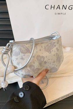 2025 Summer Women's Chinese-Style Embroidered Saddle Bag - Minimalist Casual Versatile Crossbody Bag