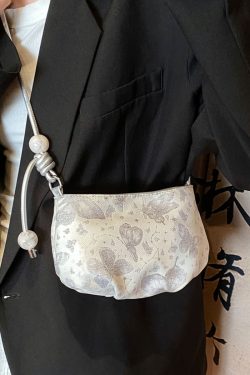 2025 Summer Women's Chinese-Style Embroidered Saddle Bag - Minimalist Casual Versatile Crossbody Bag