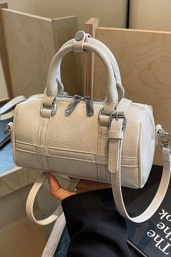 2025 Summer Women's Handheld Bowling Bag - Minimalist Pleated Crossbody Bag, Trendy Niche Style for Fashion Lovers