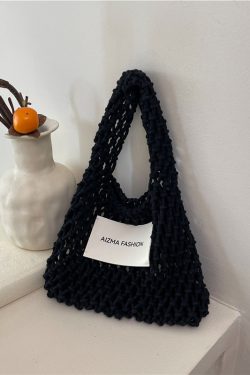 2025 Summer Woven Straw Bag for Women, Commuter Knitted Handbag, Portable Beach Tote, Vacation Essential
