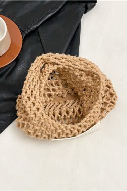 2025 Summer Woven Straw Bag for Women, Commuter Knitted Handbag, Portable Beach Tote, Vacation Essential