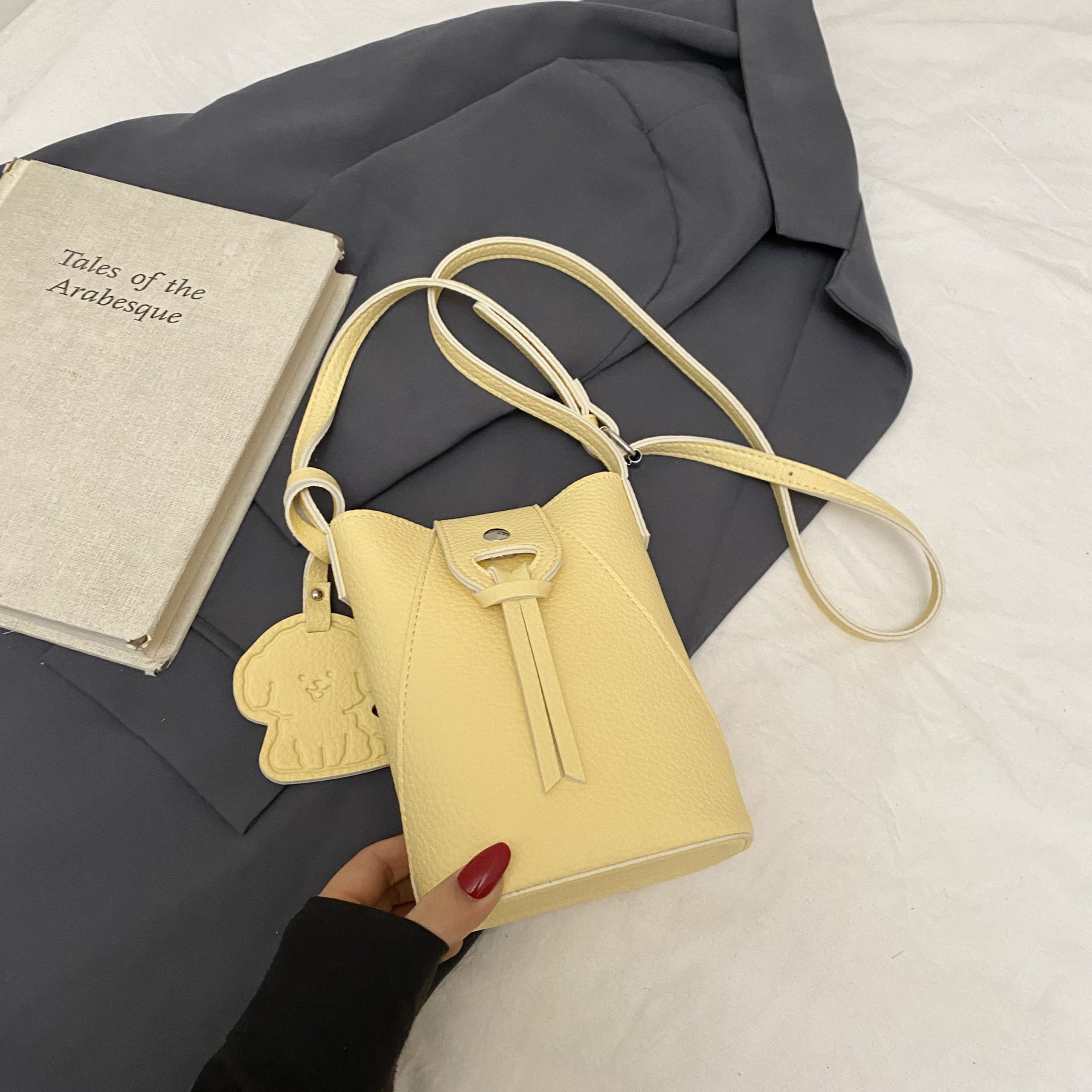 2025 Summer Yellow Mini Crossbody Bag for Women - Lightweight High-End Phone Bag for Walking and Everyday Use 2025 Summer Yellow Mini Crossbody Bag for Women - Lightweight High-End Phone Bag for Walking and Everyday Use