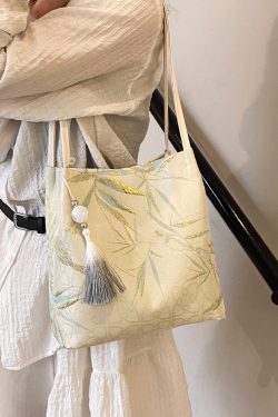 2025 Trendy Chinese-Style Women's Large Capacity Bucket Bag - Fashionable Commuting Shoulder Bag