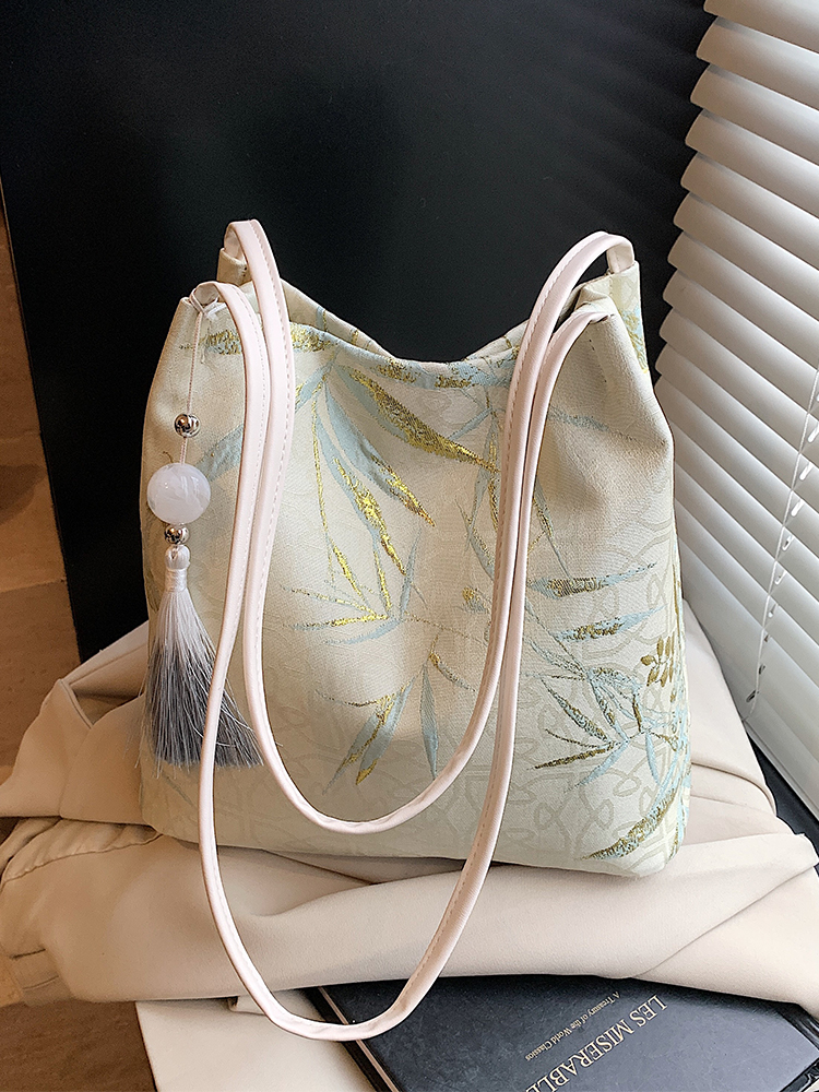 2025 Trendy Chinese-Style Women's Large Capacity Bucket Bag - Fashionable Commuting Shoulder Bag 2025 Trendy Chinese-Style Women's Large Capacity Bucket Bag - Fashionable Commuting Shoulder Bag