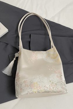 2025 Trendy Chinese-Style Women's Large Capacity Bucket Bag - Fashionable Commuting Shoulder Bag