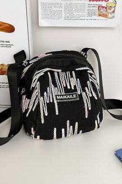 2025 Trendy Nylon Shell Crossbody Bag - Small Unisex Shoulder Travel Canvas Phone Bag