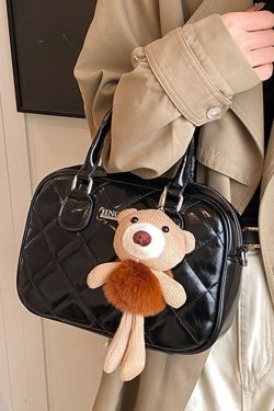 2025 Winter Women's Minimalist Diamond-Patterned Handheld Travel Bag, Chic Shoulder Bag, High-End Underarm Style