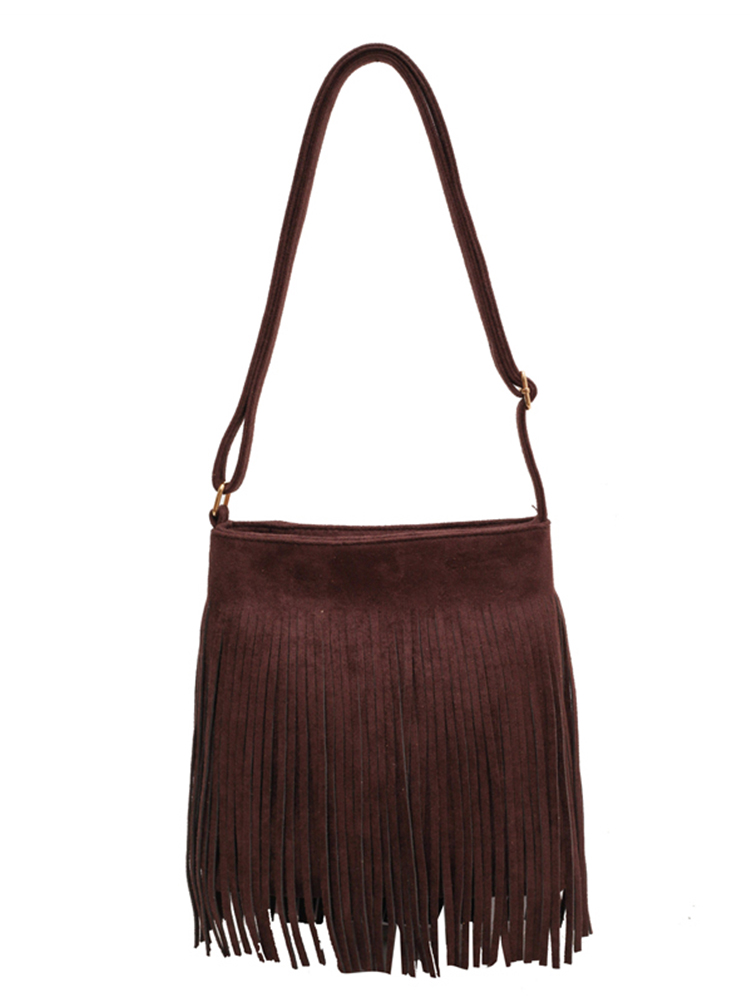 2025 Women's Autumn Winter Retro Korean Style Tassel Small Square Shoulder Bag - High-End Minimalist Fashion Accessory 2025 Women's Autumn Winter Retro Korean Style Tassel Small Square Shoulder Bag - High-End Minimalist Fashion Accessory