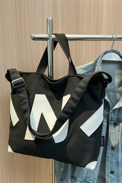 2025 Women’s Canvas Tote Bag - Large Capacity, Versatile Handbag for Students, Commuting, Shoulder and Crossbody Style