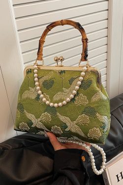 2025 Women's Chinese-Style Embroidered Handbag, High-End Feel Small Square Crossbody Bag, National Style Fashion Accessory