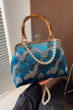 2025 Women's Chinese-Style Embroidered Handbag, High-End Feel Small Square Crossbody Bag, National Style Fashion Accessory