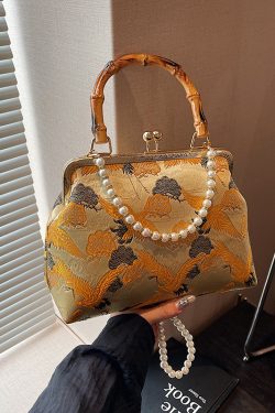 2025 Women's Chinese-Style Embroidered Handbag, High-End Feel Small Square Crossbody Bag, National Style Fashion Accessory