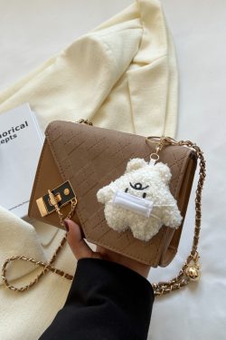 2025 Women's High-End Diamond-Shaped Chain Bag - Versatile Retro Small Square Crossbody for Spring and Summer Fashion