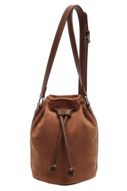 2025 Women's High-End Summer Drawstring Bucket Bag - Chic Shoulder Crossbody Phone Bag for Fashionable Outings