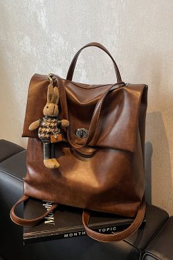 2025 Women's High-End Travel Backpack - Large Capacity College School Bag, Stylish Hand-Held Design for Modern Students