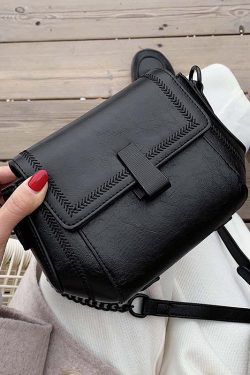 2025 Women's Korean Style Chain Shoulder Bag - Versatile Small Square Crossbody Purse, High-End Fashion Accessory