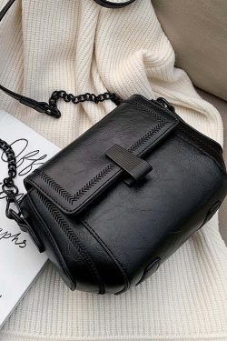 2025 Women's Korean Style Chain Shoulder Bag - Versatile Small Square Crossbody Purse, High-End Fashion Accessory