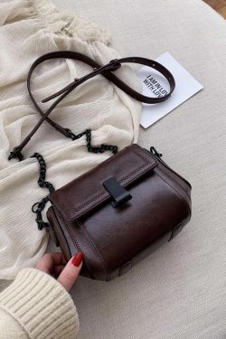2025 Women's Korean Style Chain Shoulder Bag - Versatile Small Square Crossbody Purse, High-End Fashion Accessory