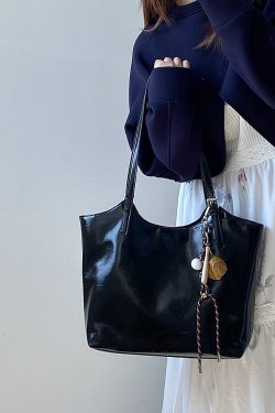 2025 Women's Korean Style Large Capacity Tote Bag - Versatile Professional Commuter Shoulder Handbag