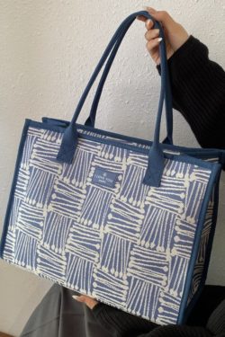 2025 Women's Large Capacity Canvas Tote Bag for Spring & Summer - Stylish Travel, Shopping, and Commuter Shoulder Bag