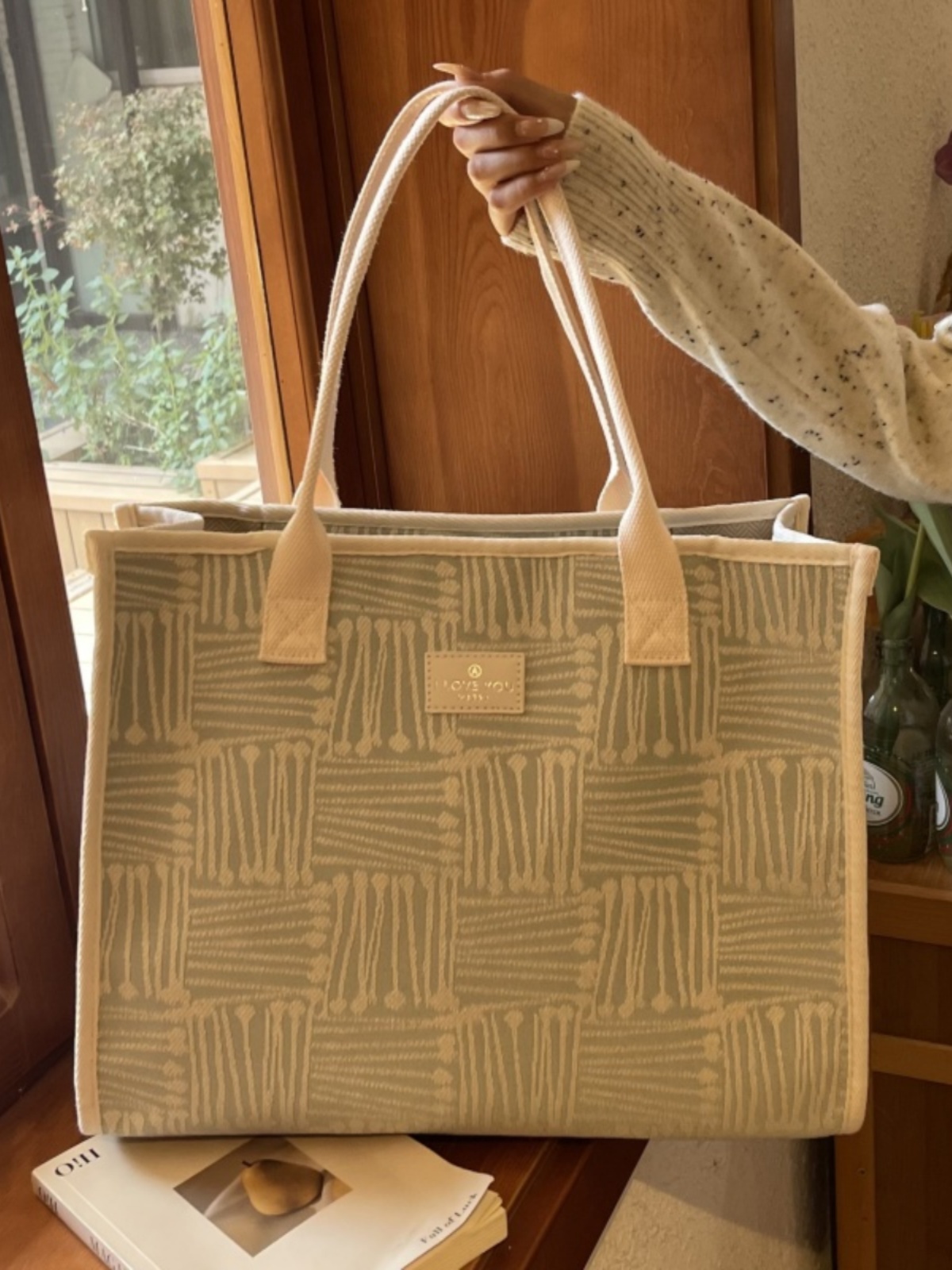 2025 Women's Large Capacity Canvas Tote Bag for Spring & Summer - Stylish Travel, Shopping, and Commuter Shoulder Bag 2025 Women's Large Capacity Canvas Tote Bag for Spring & Summer - Stylish Travel, Shopping, and Commuter Shoulder Bag