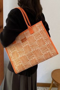 2025 Women's Large Capacity Canvas Tote Bag for Spring & Summer - Stylish Travel, Shopping, and Commuter Shoulder Bag