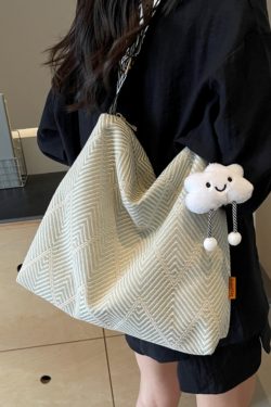 2025 Women's Large Capacity Plaid Canvas Tote Bag - Stylish Shoulder & Crossbody Bag for Students and Commuting