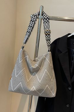 2025 Women's Large Capacity Plaid Canvas Tote Bag - Stylish Shoulder & Crossbody Bag for Students and Commuting