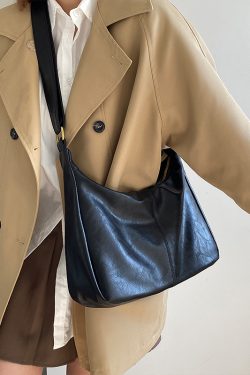 2025 Women's Large Capacity Shoulder Crossbody Bag - Simple Versatile Design for College Commuter Style
