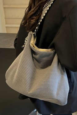 2025 Women's Large-Capacity Single-Shoulder Velvet Tote Bag - Versatile Commuting Bag for Spring and Summer Lazy Style