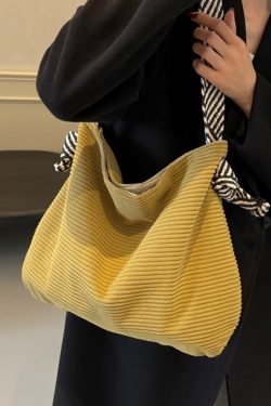 2025 Women's Large-Capacity Single-Shoulder Velvet Tote Bag - Versatile Commuting Bag for Spring and Summer Lazy Style