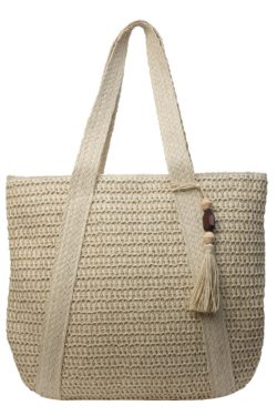 2025 Women's Large Capacity Straw Tote Bag - Woven Commuter Shoulder Bag for Spring and Summer Beach Vacations