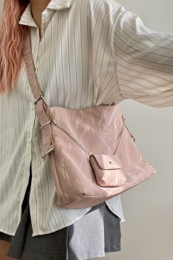 2025 Women's Large Capacity Tote Bag - Spring Summer Chain Shoulder Crossbody Bag - Trendy Niche Design